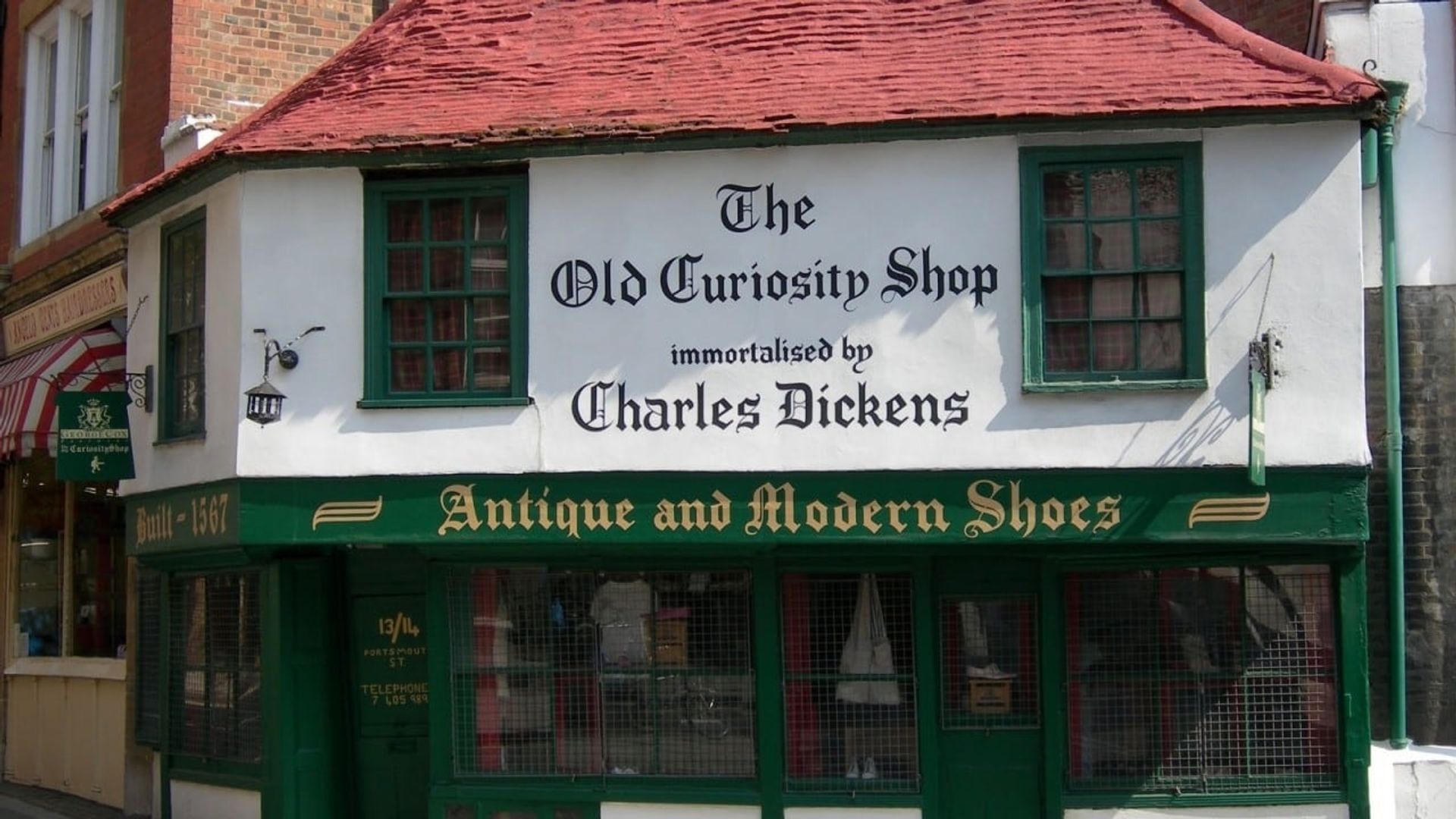 The Old Curiosity Shop background