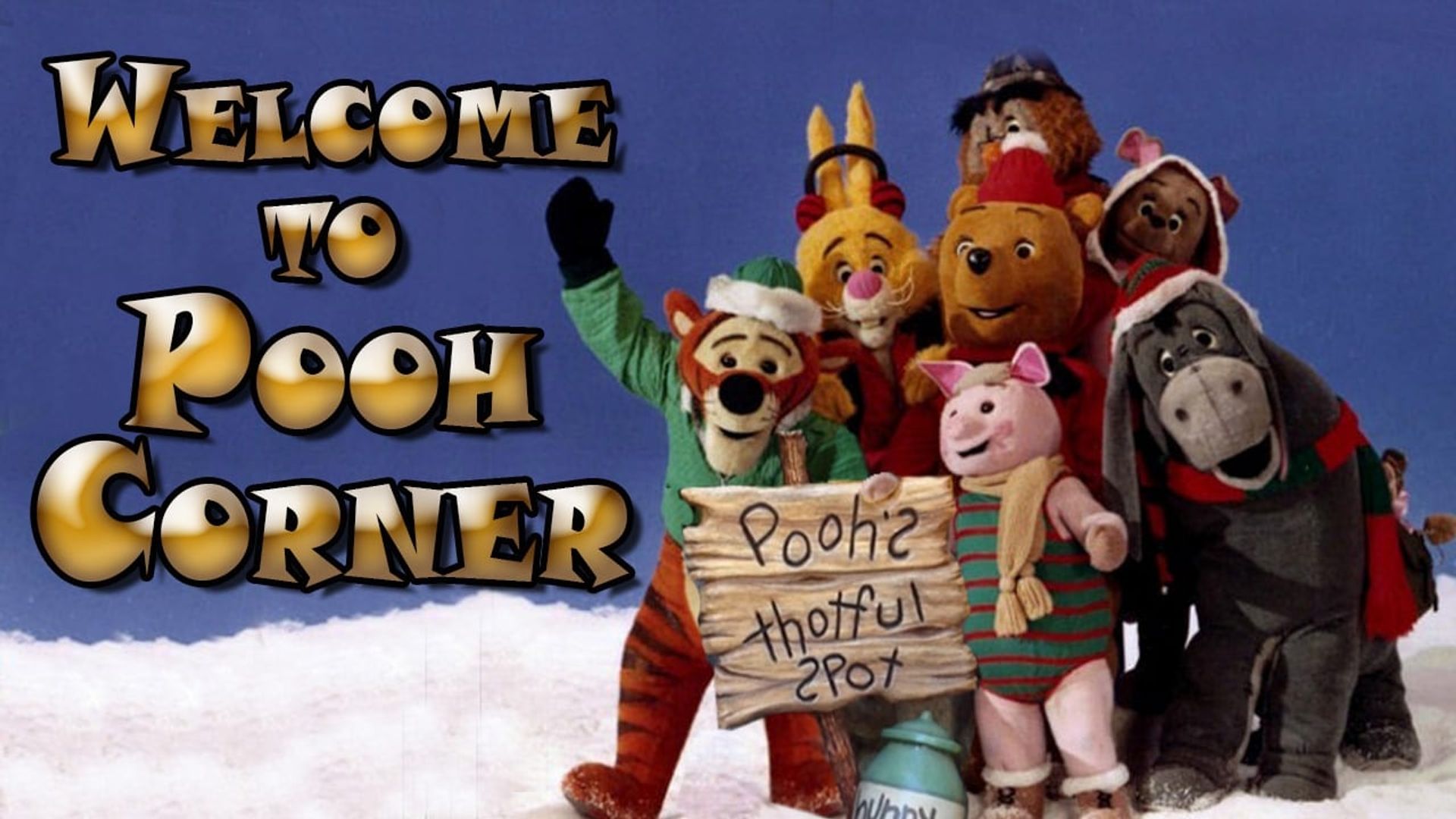 Welcome to Pooh Corner background