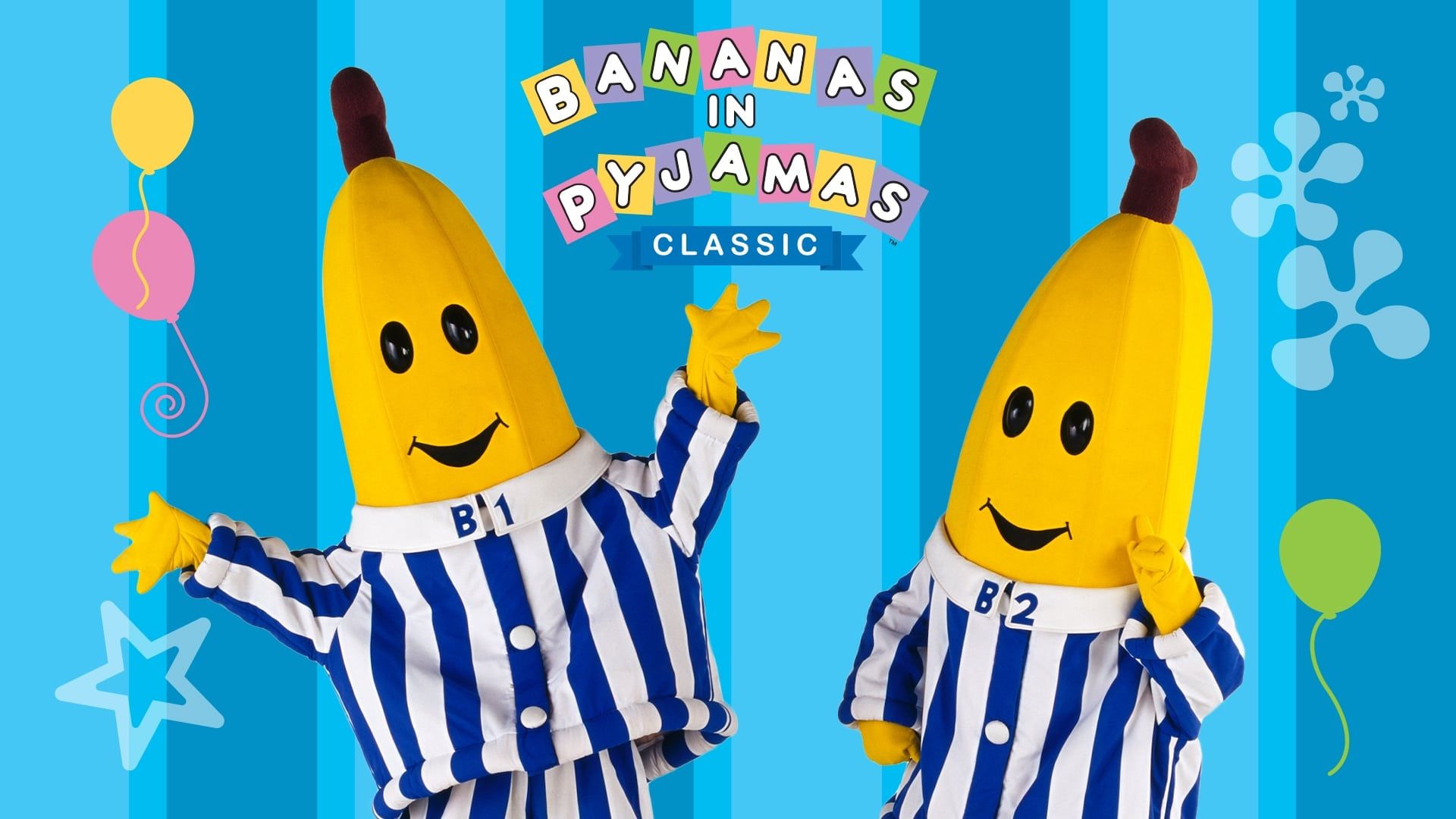 Bananas in Pyjamas background