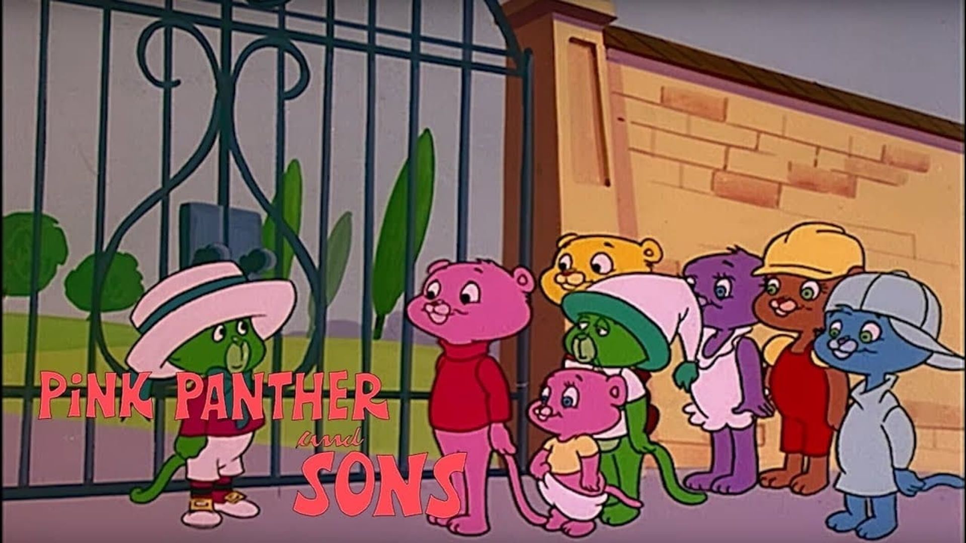 Pink Panther and Sons background