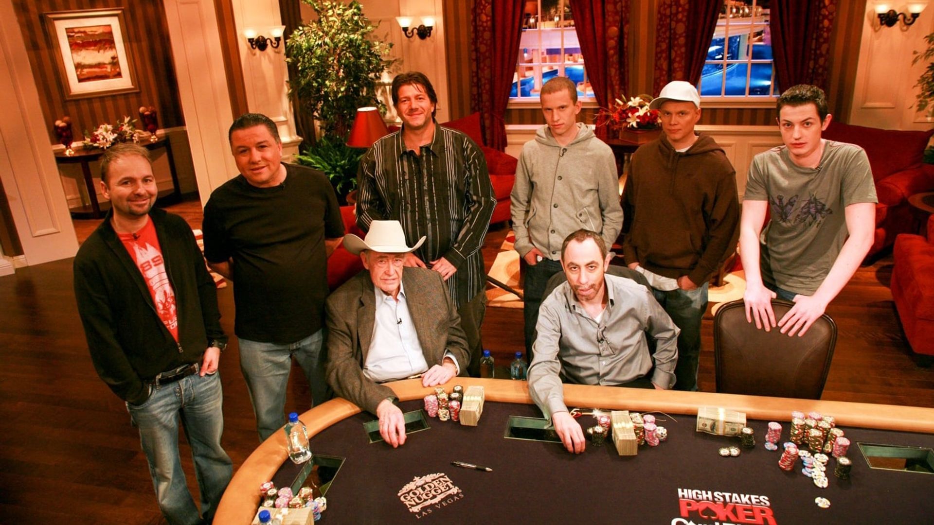 High Stakes Poker background
