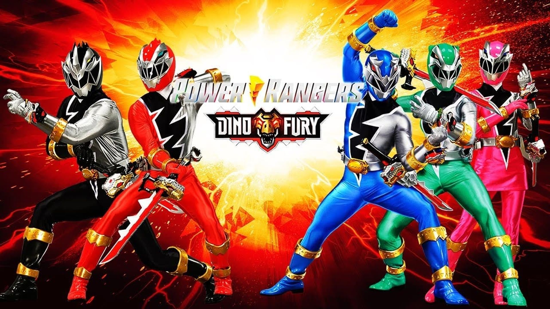 Power Rangers Dino Fury background