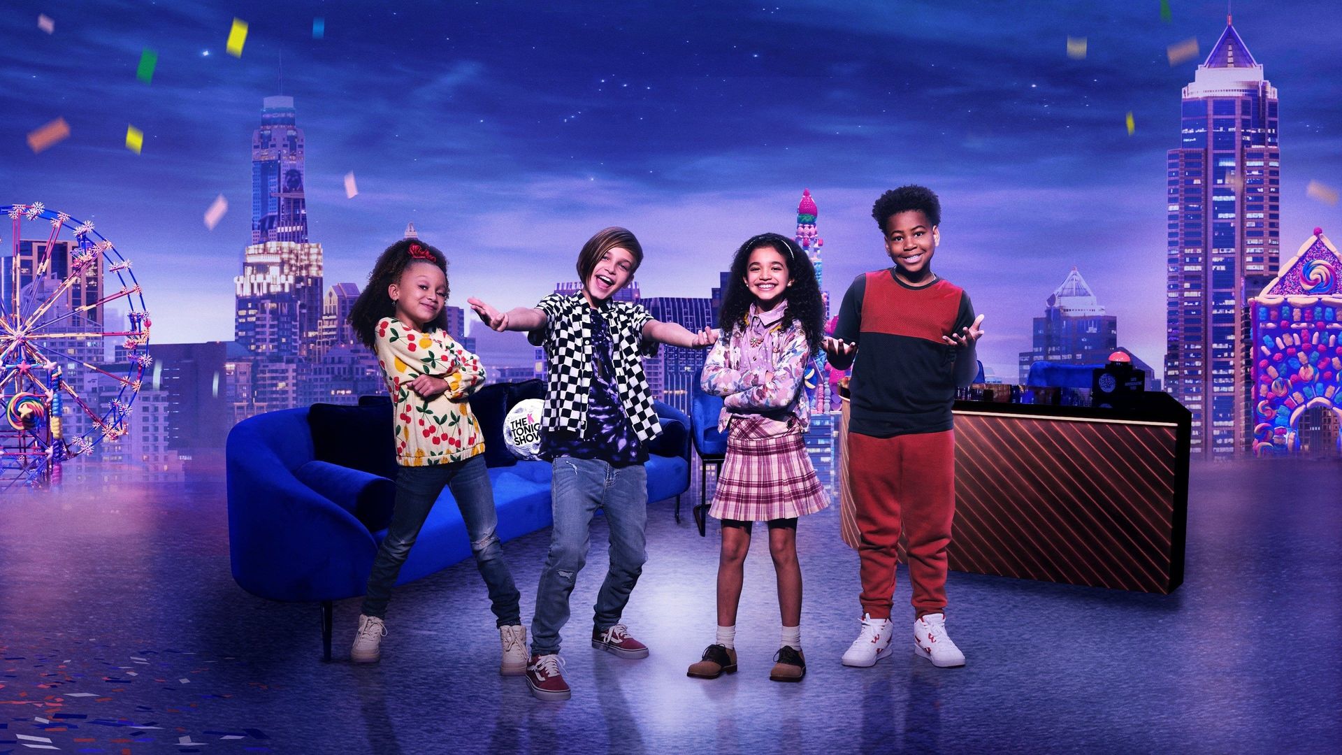 The Kids Tonight Show background