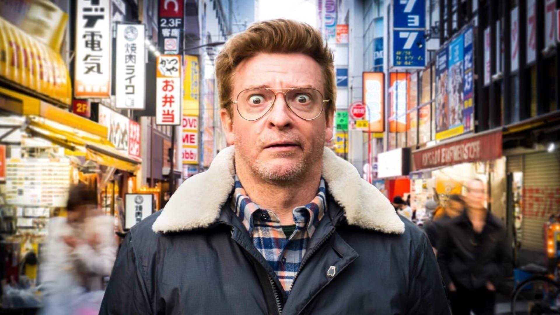 Rhys Darby in Japan background