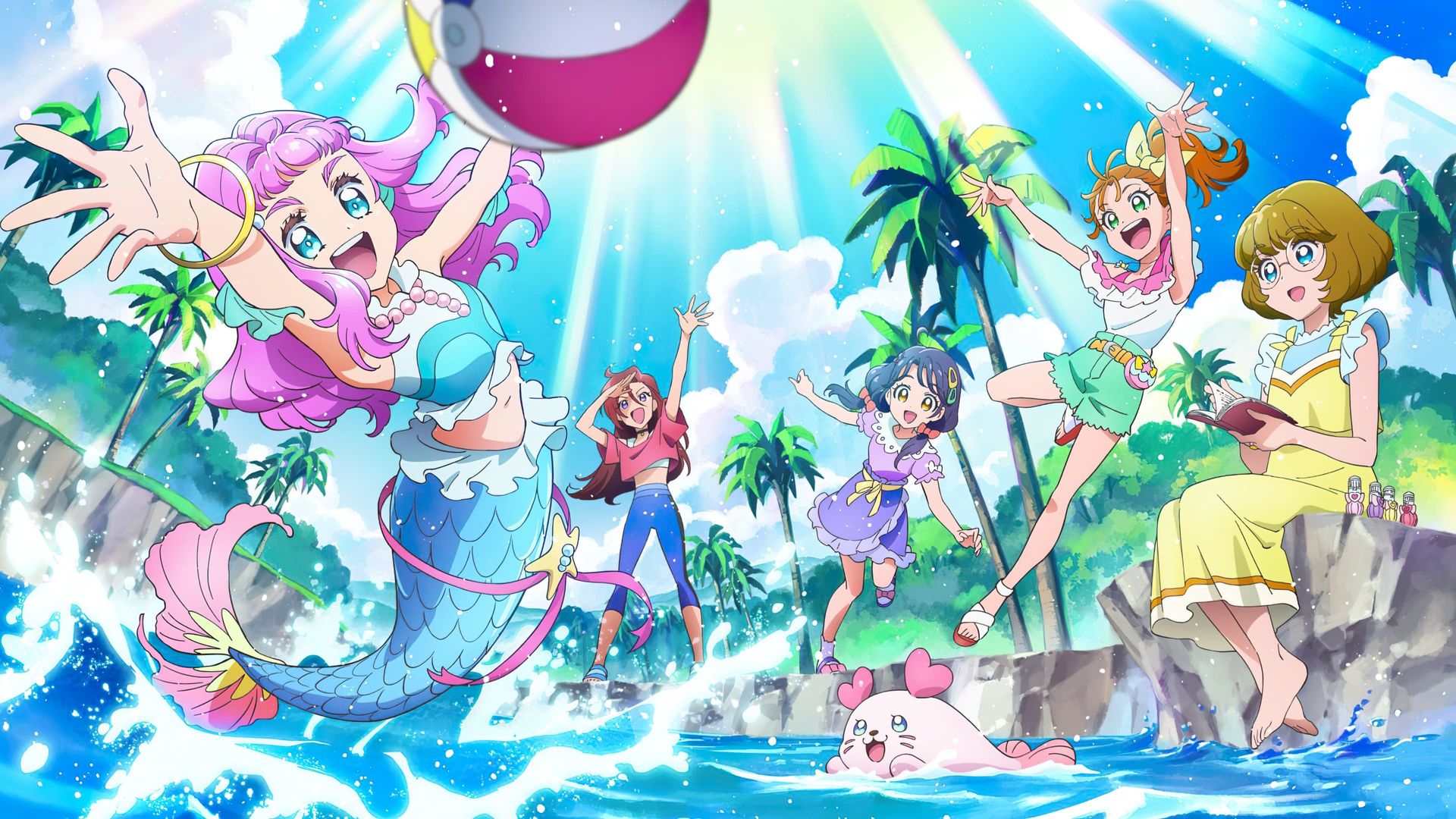 Tropical-Rouge! Pretty Cure background