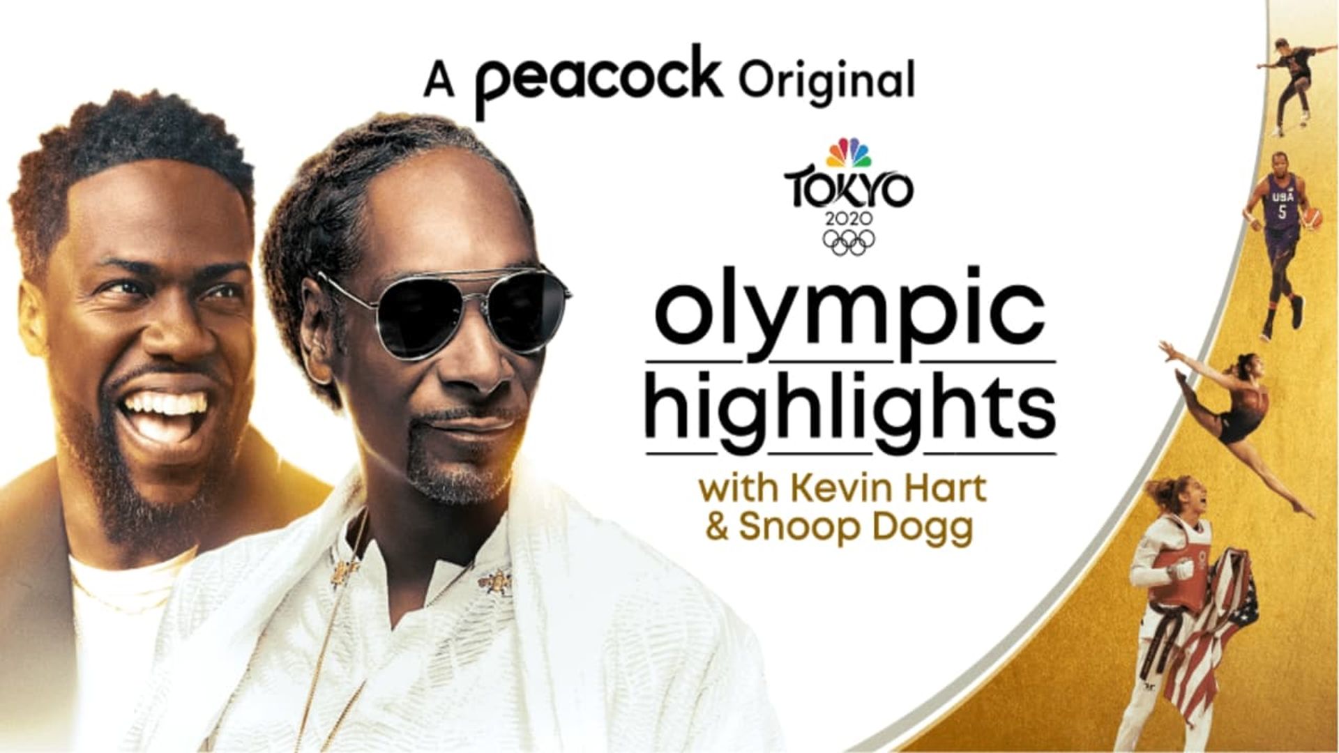 Olympic Highlights with Kevin Hart & Snoop Dogg background