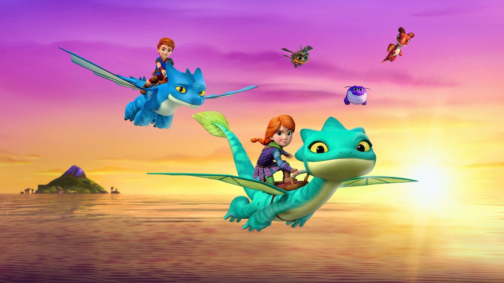 Dragons Rescue Riders: Heroes of the Sky background
