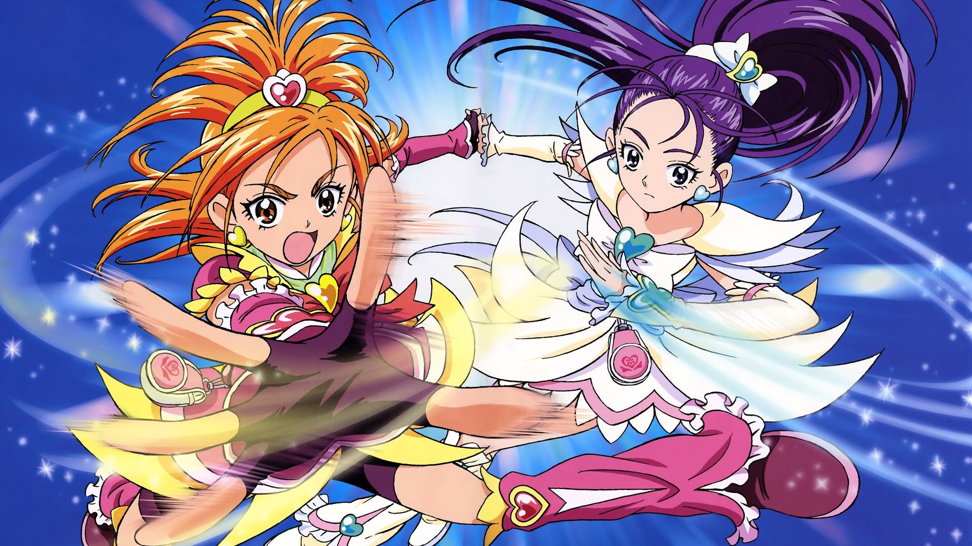 Futari wa Pretty Cure Splash Star background