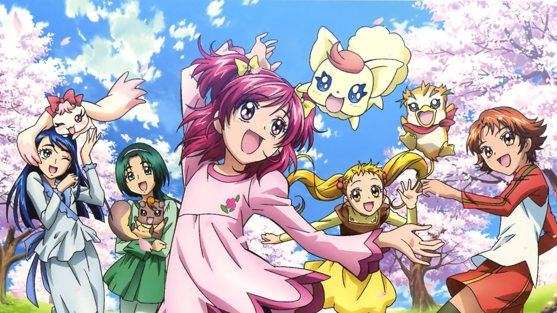 Yes! Precure 5 background