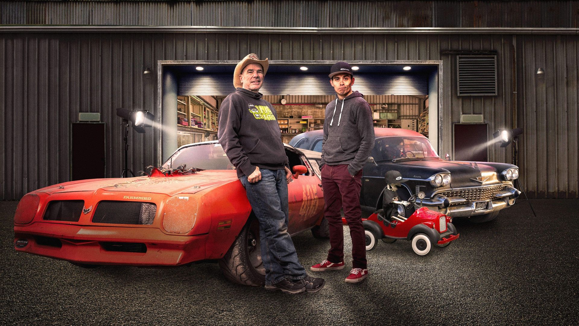 Street Outlaws: Farmtruck and Azn background