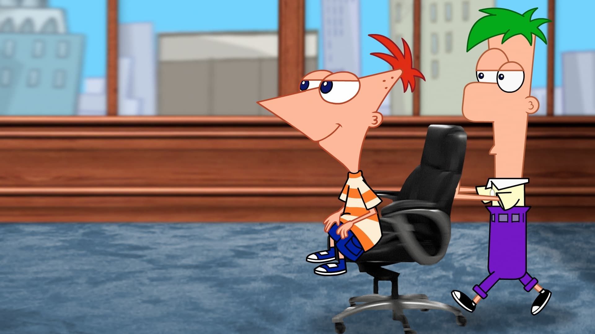 Take Two with Phineas and Ferb background