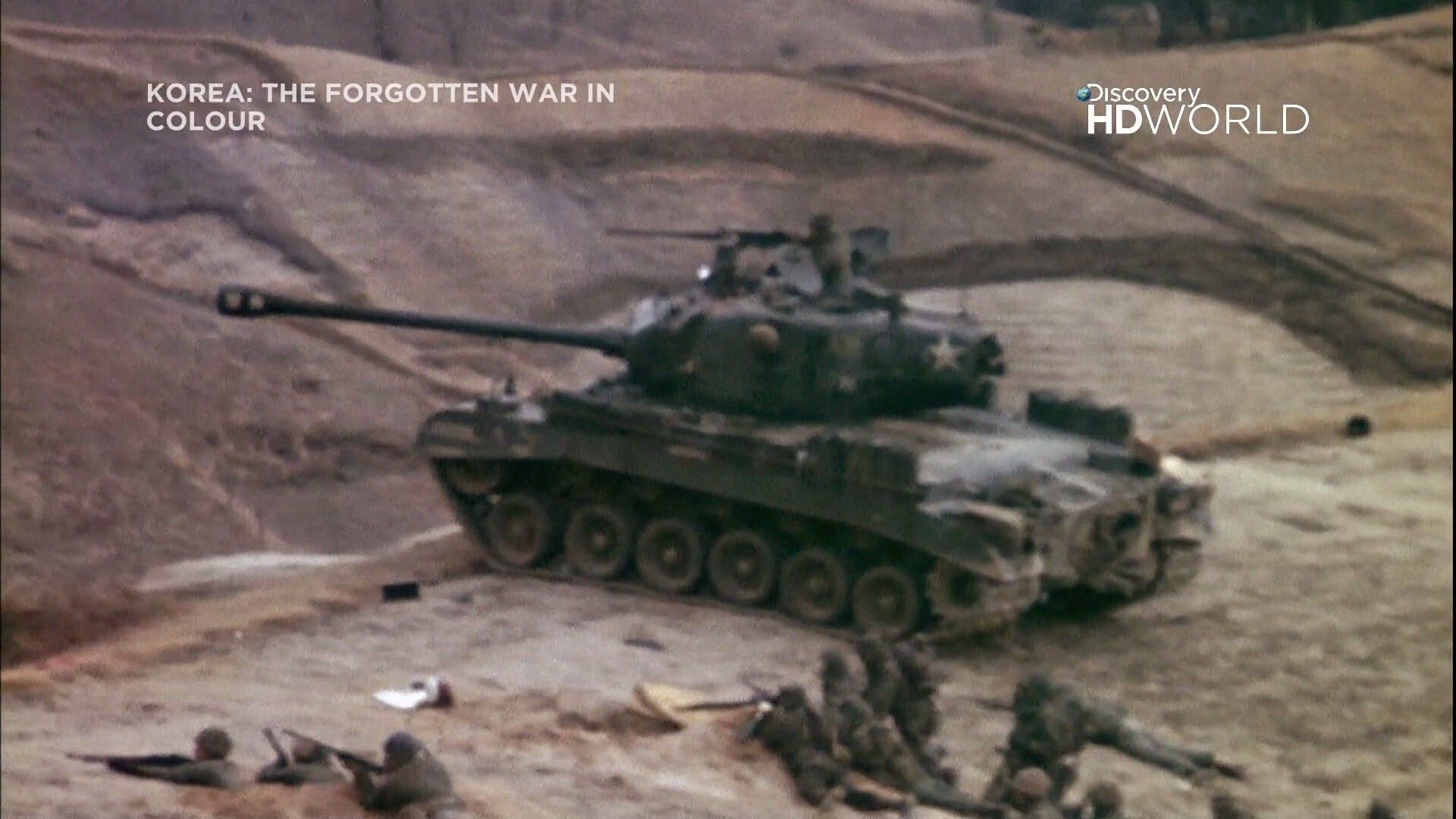Korea: The Forgotten War in Colour background