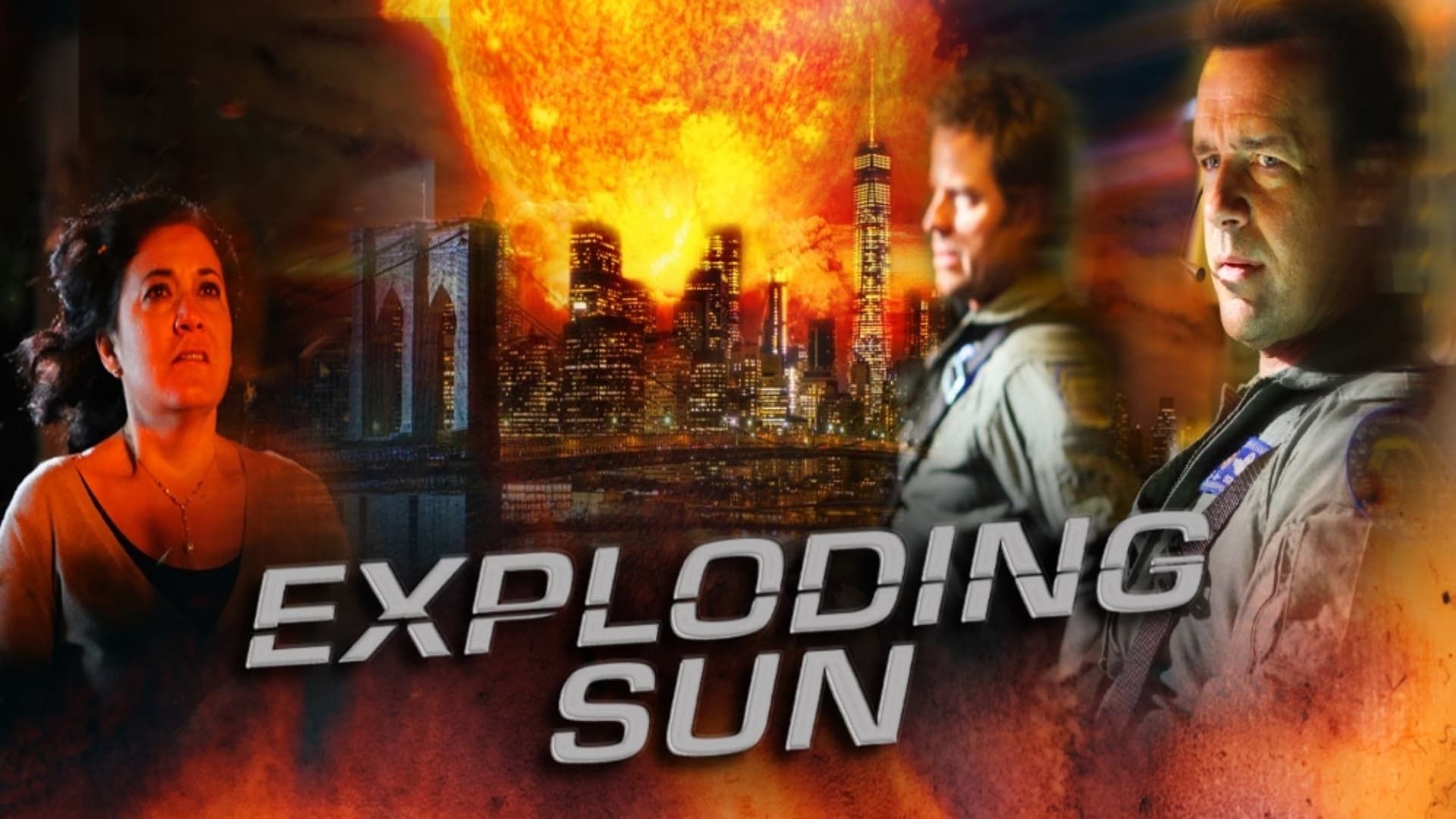 Exploding Sun background