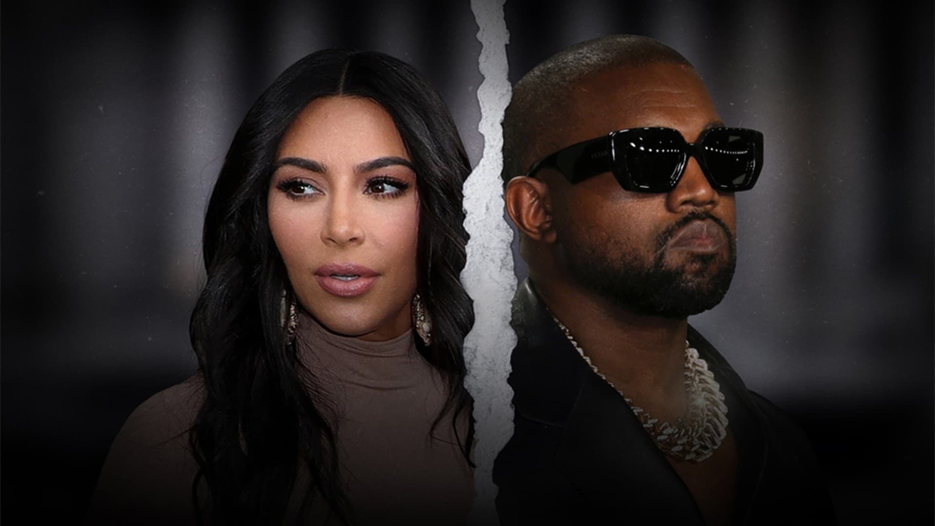 Kim vs Kanye: The Divorce background