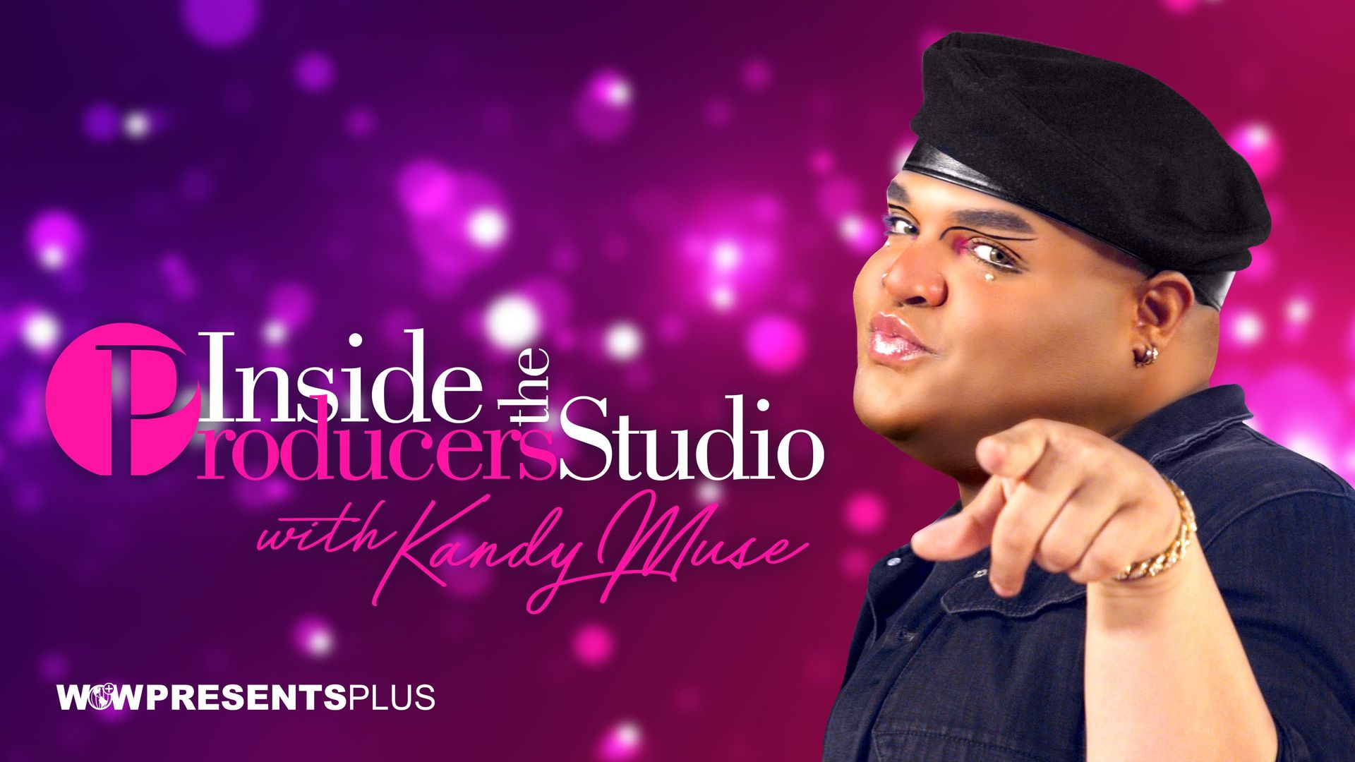 Inside the Producers Studio with Kandy Muse background