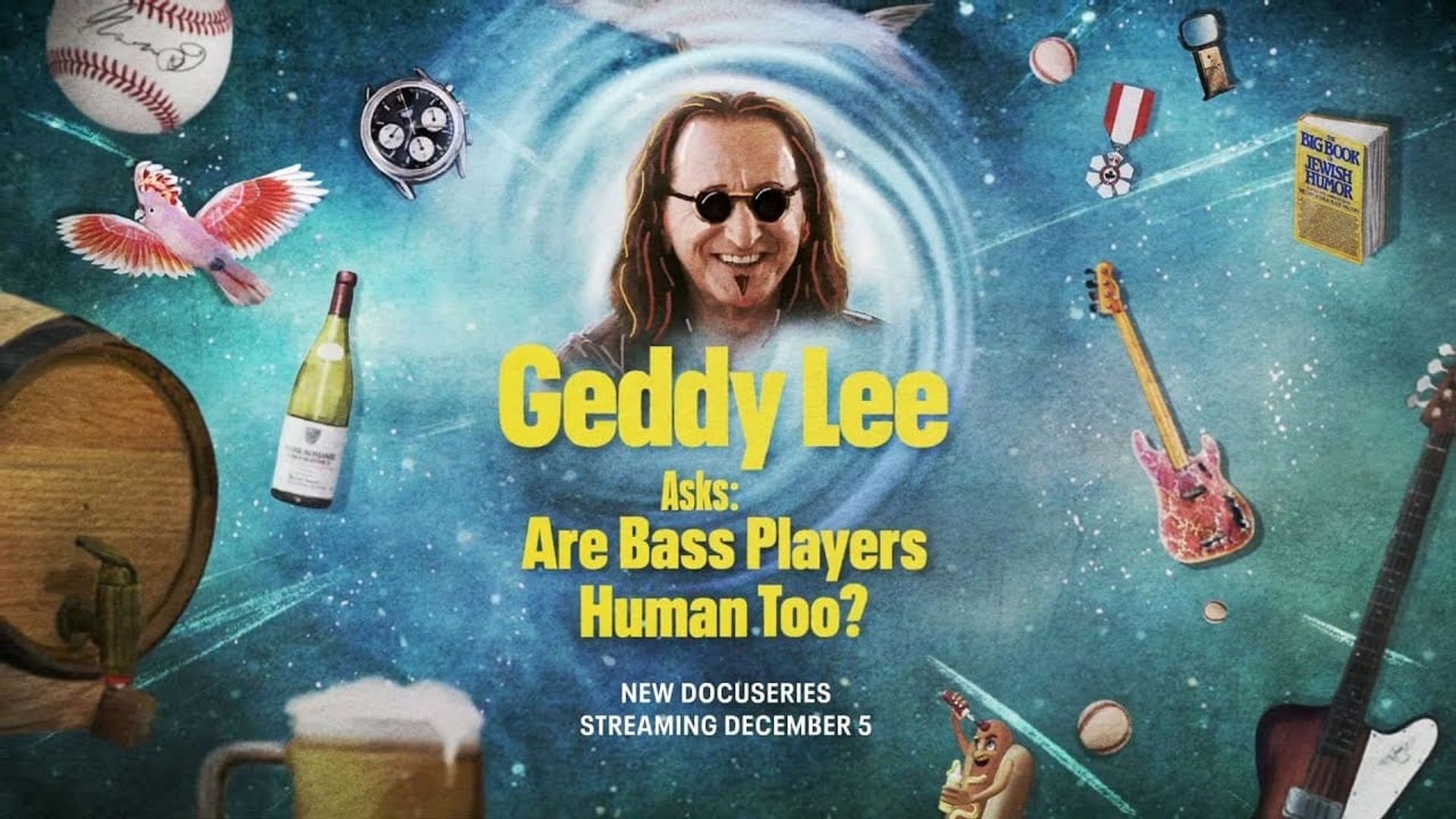 Geddy Lee Asks: Are Bass Players Human Too? background
