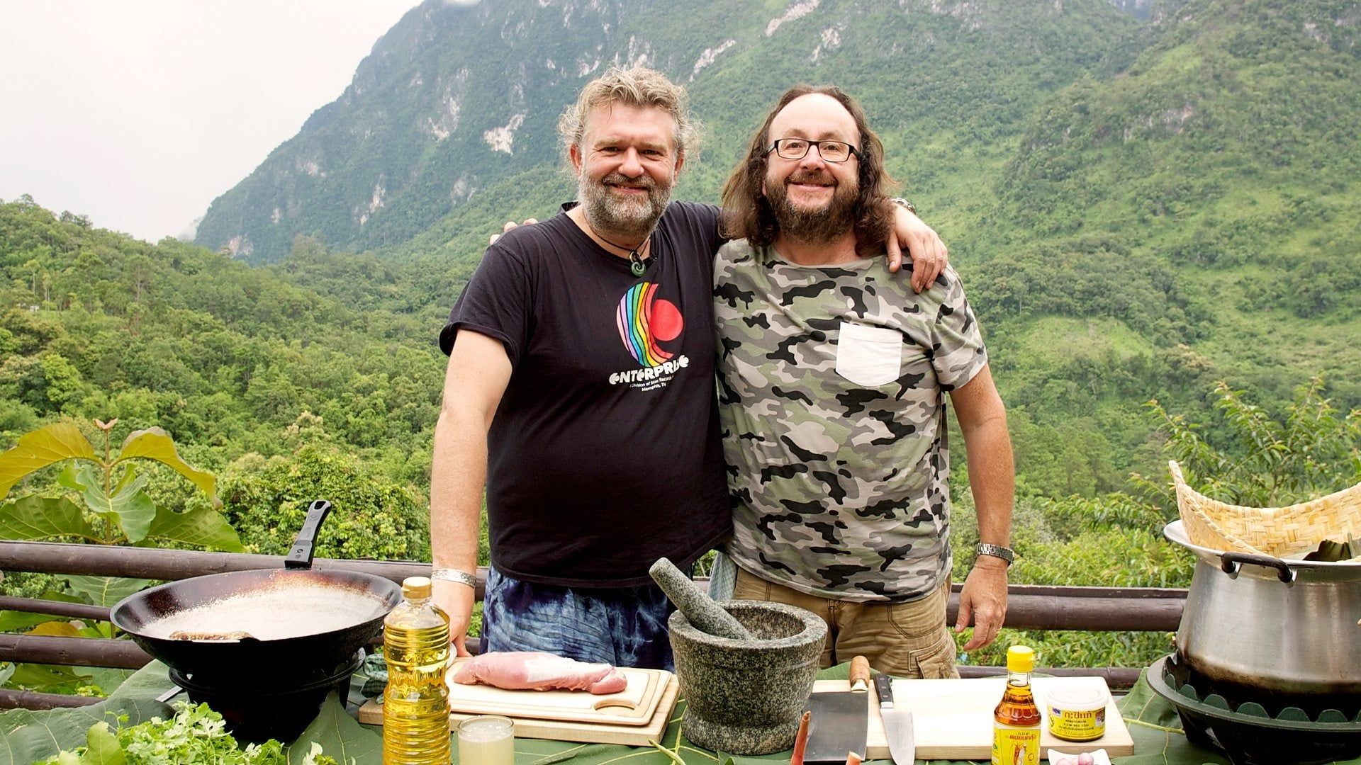 The Hairy Bikers' Asian Adventure background