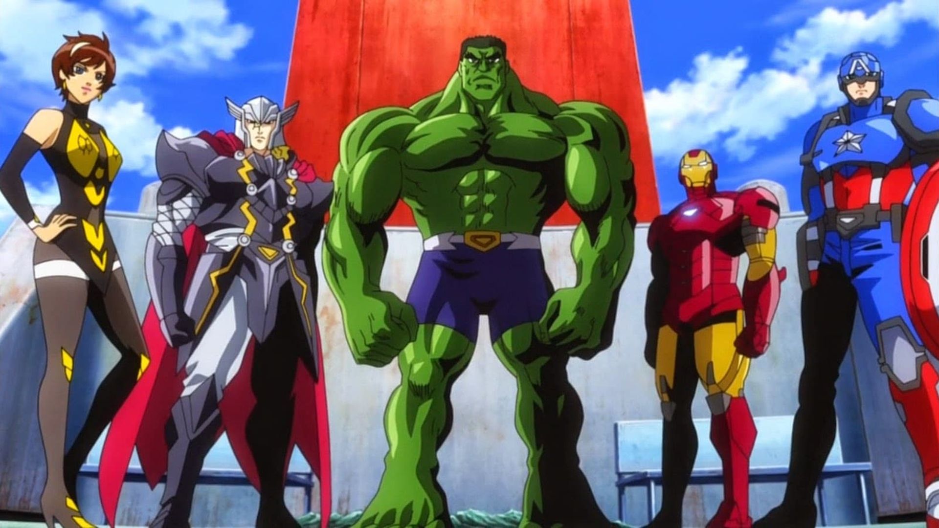 Marvel Disk Wars: The Avengers background
