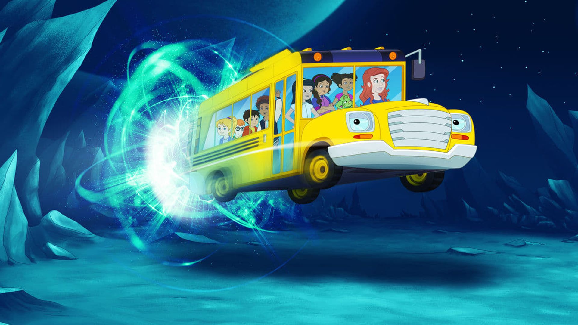 The Magic School Bus Rides Again background