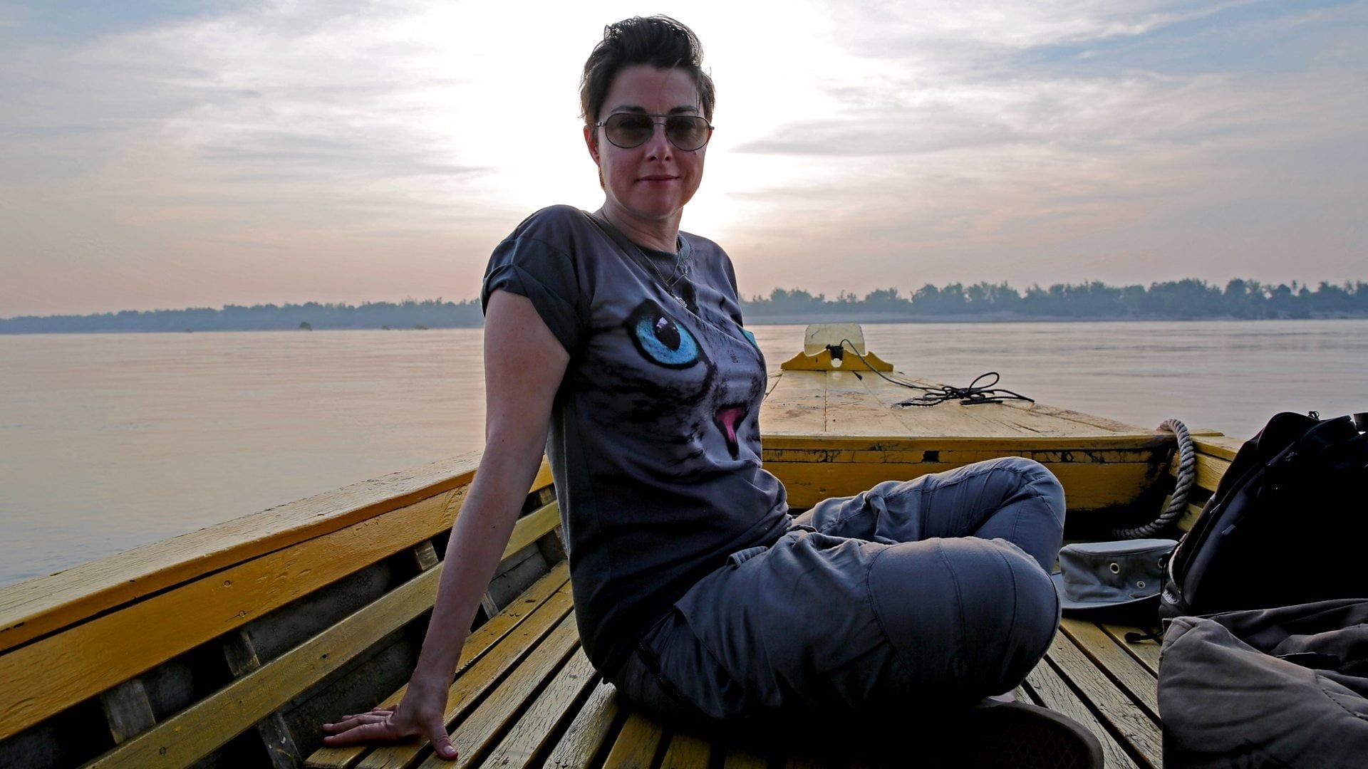 The Mekong River with Sue Perkins background