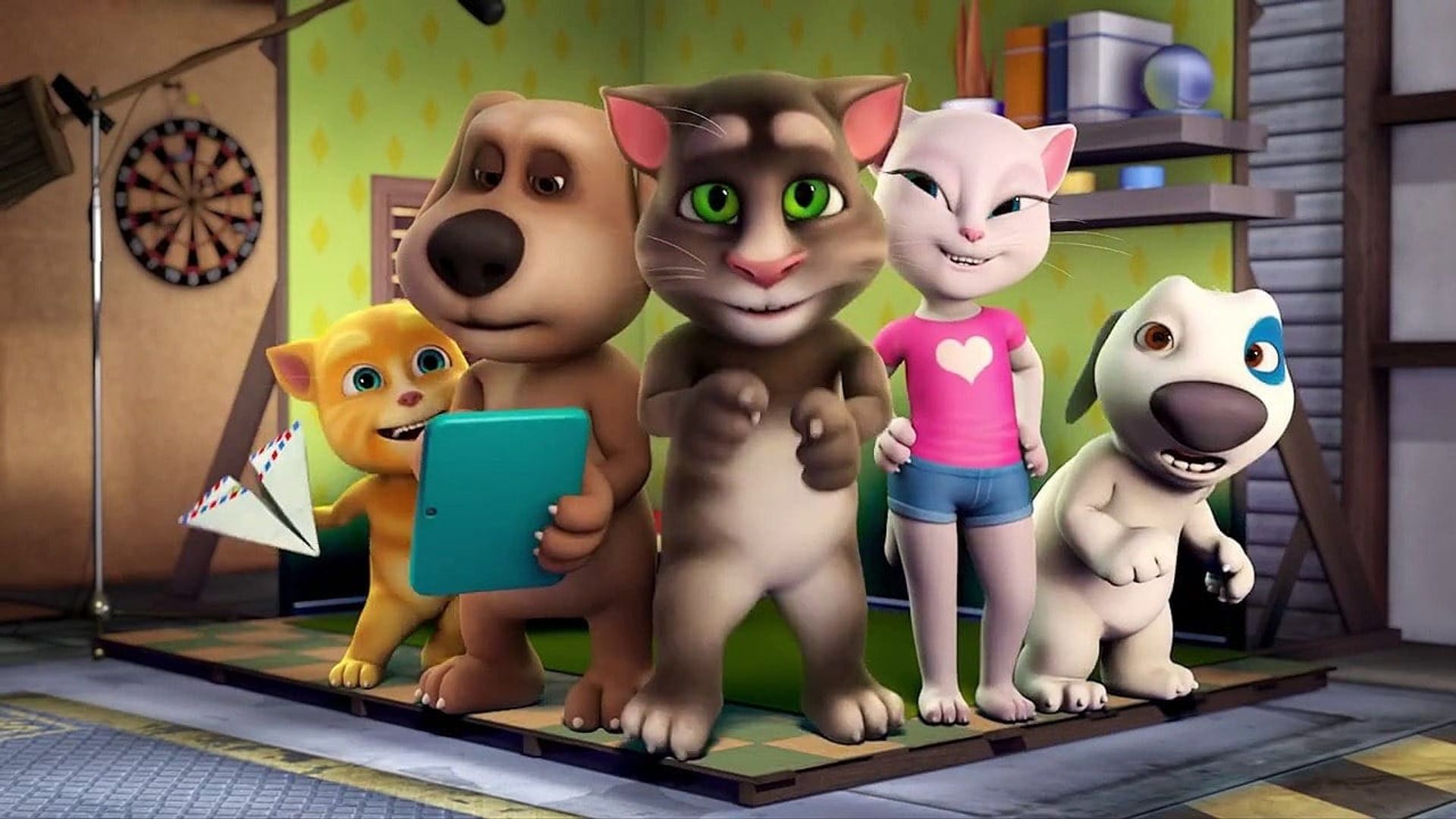 Talking Tom and Friends background