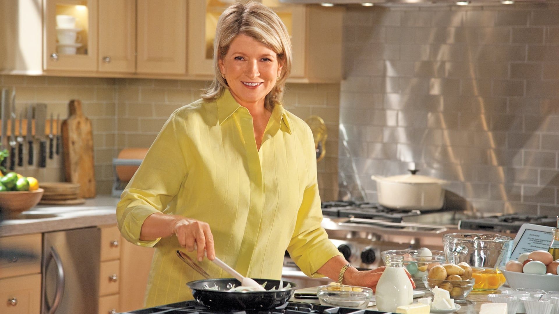 Martha Stewart's Cooking School background