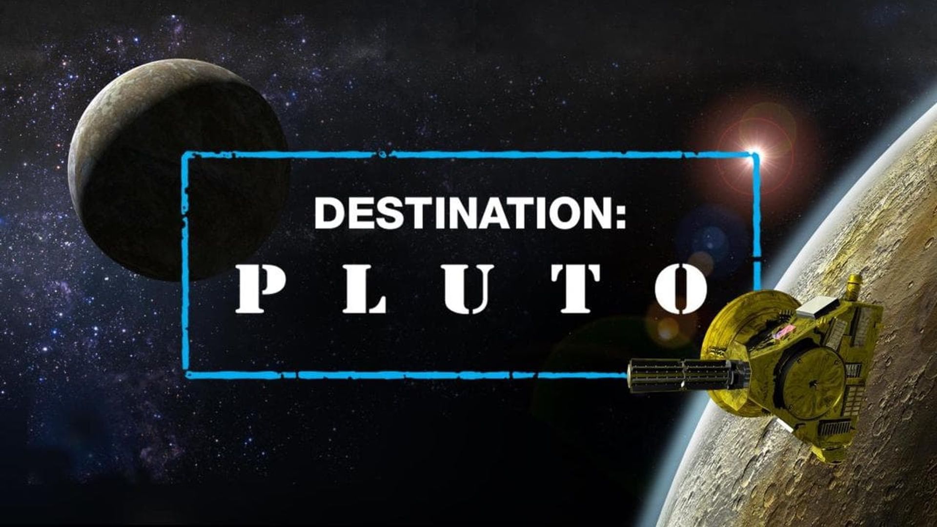 Destination: Pluto background