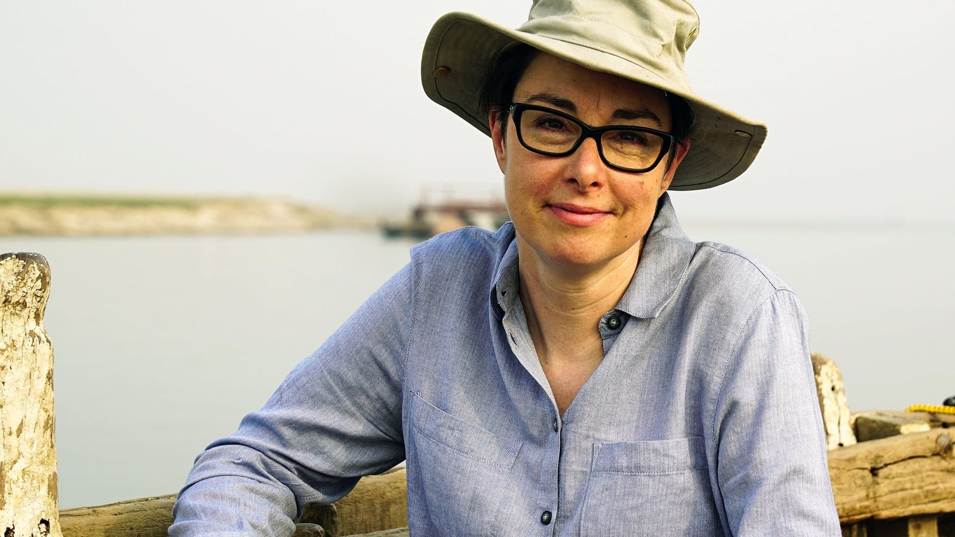 The Ganges with Sue Perkins background