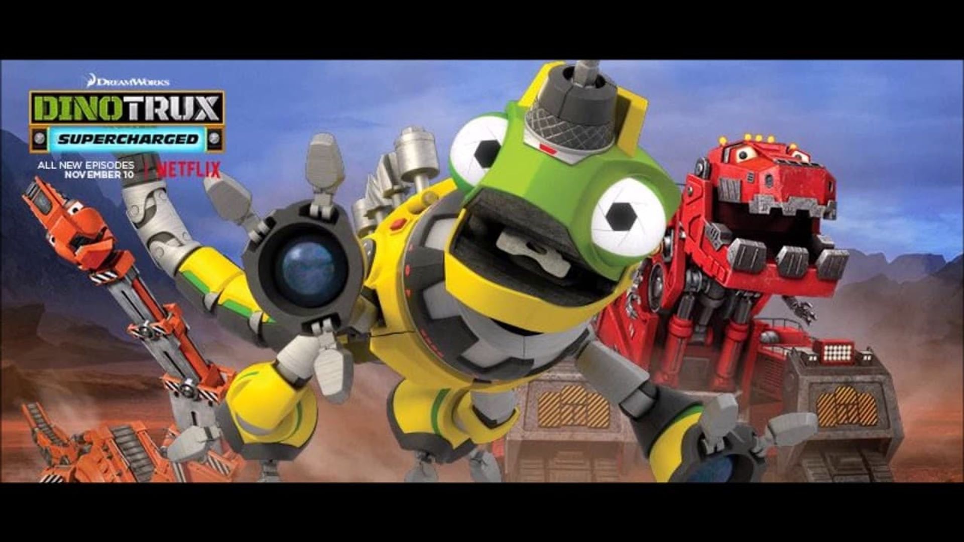 Dinotrux Supercharged background