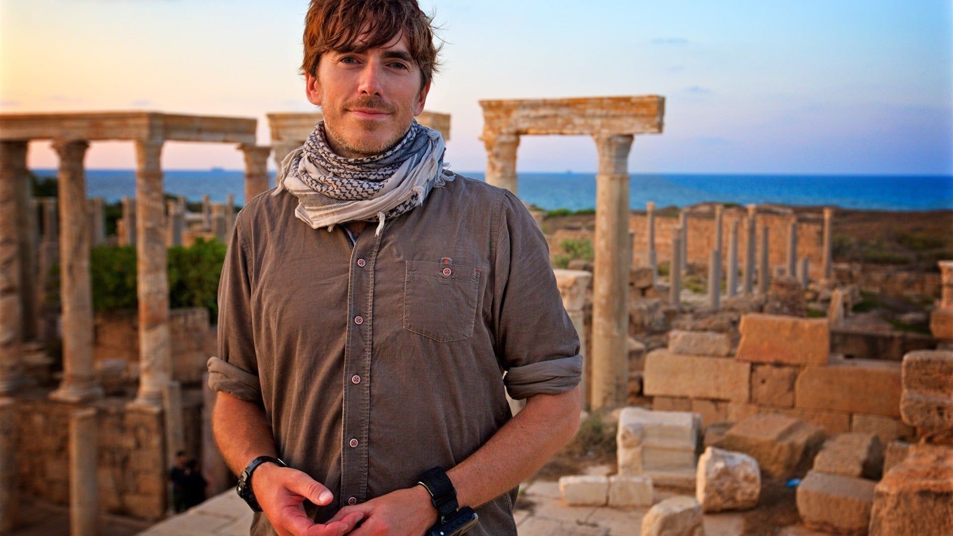 Mediterranean with Simon Reeve background