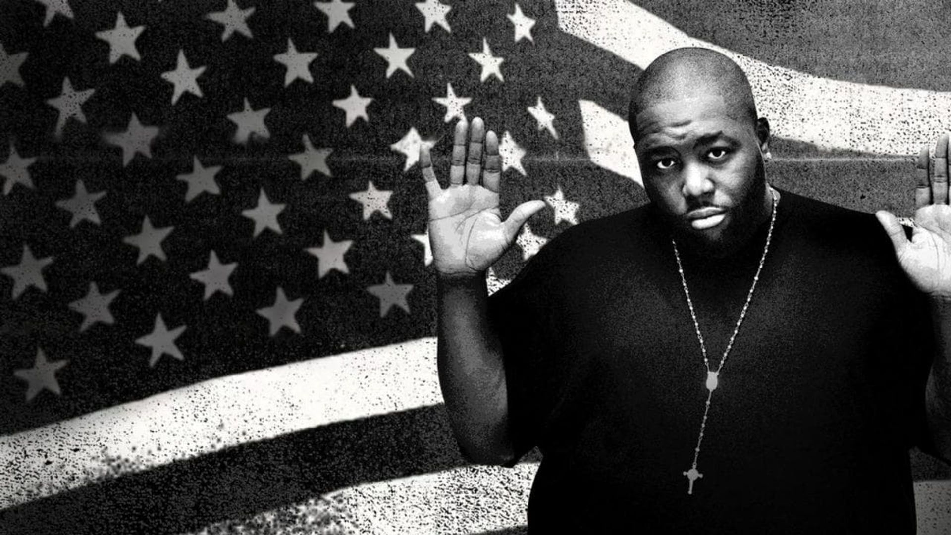 Trigger Warning with Killer Mike background