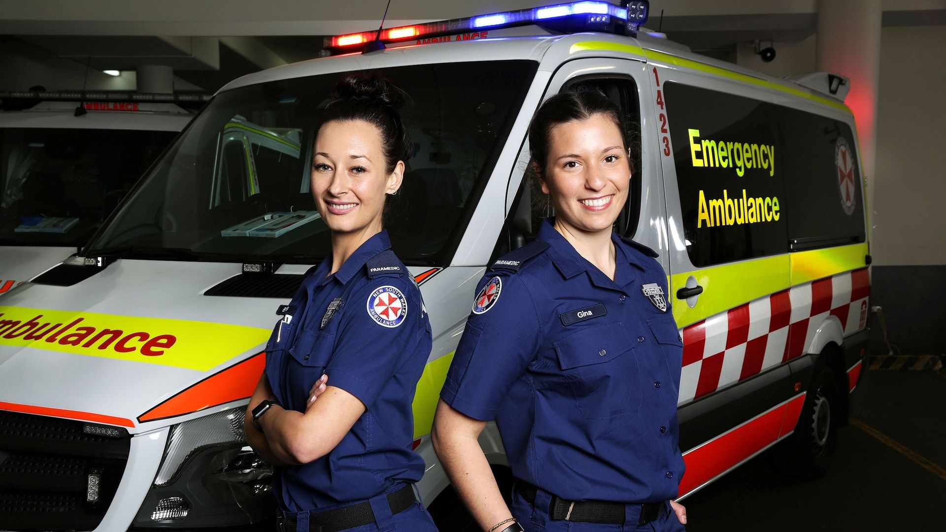 Ambulance Australia background