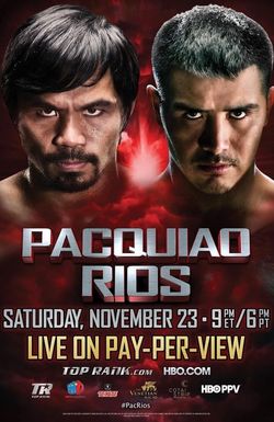 Manny Pacquiao vs. Brandon Rios