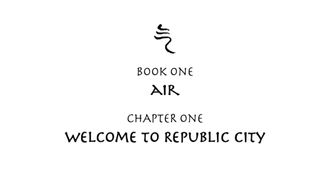 Episode 1 Welcome to Republic City
