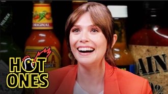 Episode 4 Elizabeth Olsen Feels Brave While Eating Spicy Wings
