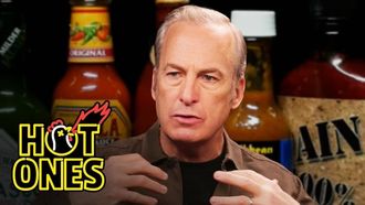 Episode 9 Bob Odenkirk Has a Fire in His Belly While Eating Spicy Wings