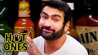 Episode 7 Kumail Nanjiani Sweats Intensely While Eating Spicy Wings