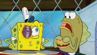 Episode 14 Blackened Sponge/Mermaidman vs. SpongeBob