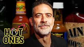 Episode 10 Jeffrey Dean Morgan Can't Feel His Face While Eating Spicy Wings