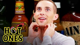 Episode 9 Adam Rippon Competes in the Olympics of Eating Spicy Wings