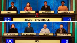 Episode 28 Jesus, Cambridge v UCL