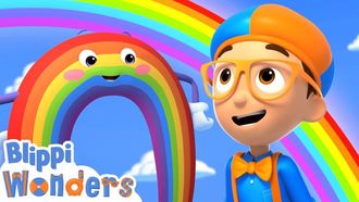 Episode 1 Blippi Learns Rainbow Colours
