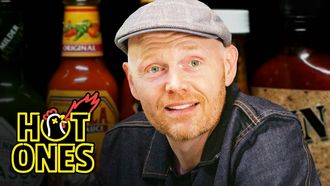 Episode 9 Bill Burr Gets Red in the Face While Eating Spicy Wings