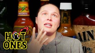 Episode 2 Ronda Rousey Splits Bones While Eating Spicy Wings