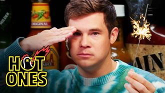 Episode 6 Adam Devine Gets Patriotic While Eating Spicy Wings