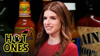 Episode 1 Anna Kendrick Gets the Giggles While Eating Spicy Wings
