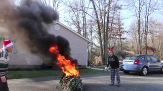 Episode 19 Psycho Kid Torches Christmas Tree