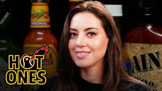 Episode 4 Aubrey Plaza Snorts Milk While Eating Spicy Wings