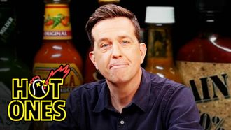 Episode 3 Ed Helms Needs a Mouth Medic While Eating Spicy Wings