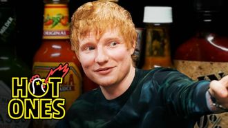 Episode 7 Ed Sheeran Tries to Avoid Failure While Eating Spicy Wings